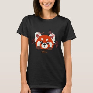 Sweetie red panda cartoon T-Shirt