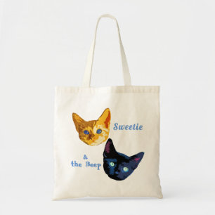 Sweetie & the Beep Cat Tote Bag