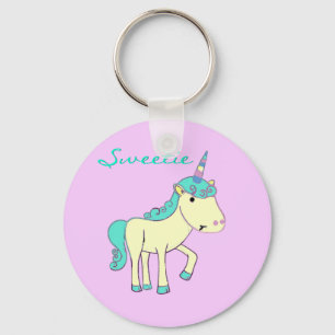 Sweetie the Unicorn Keychain