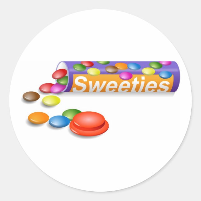 Sweeties Classic Round Sticker (Front)
