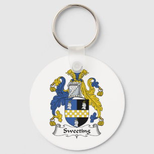 Sweeting Family Crest Key Ring