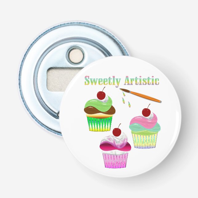 Sweetly Artistic Bottle Opener (Front)
