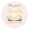 Sweetly Chic Birthday Teacup Tea Party Sticker
