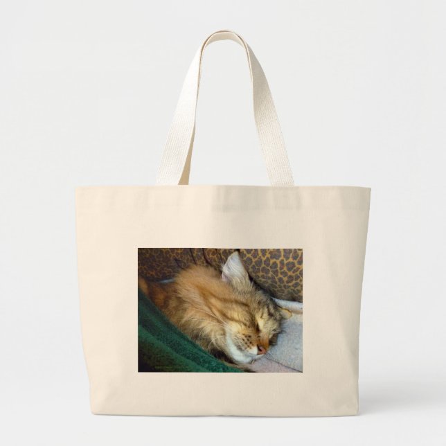 Sweetly dreaming large tote bag (Front)