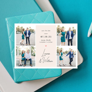 Sweetly Signed Editable Colour Save The Date Card