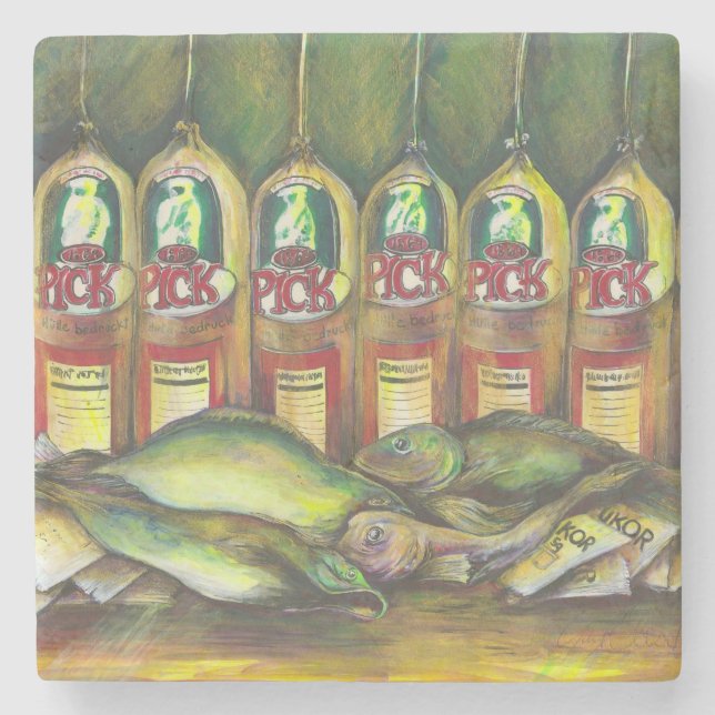 Sweetmeat Stone Coaster (Front)