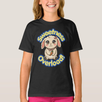 Sweetness Overload Bunny Cute Cartoon Animal T-Shirt