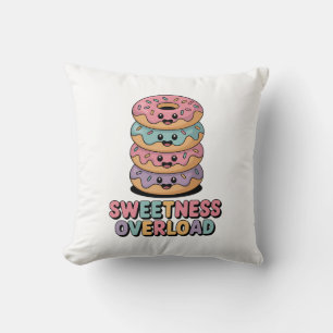 Sweetness Overload Doughnut Kids Cushion