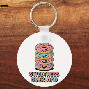 Sweetness Overload Doughnut Kids Key Ring