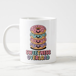 Sweetness Overload Doughnut Kids Large Coffee Mug
