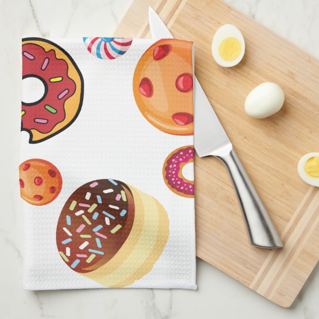 Sweets 1 tea towel (Quarter Fold)
