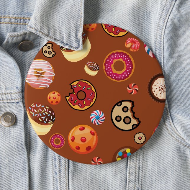 Sweets 3 6 cm round badge (In Situ)