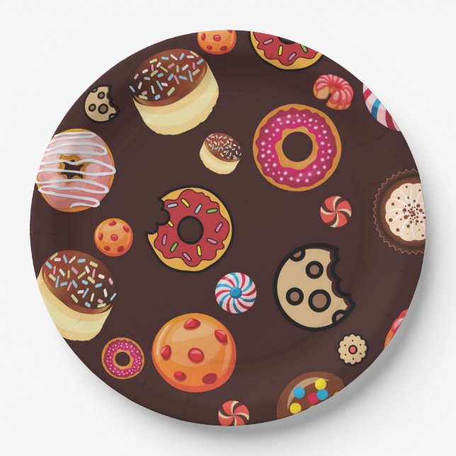 Sweets 4 paper plate (Front)