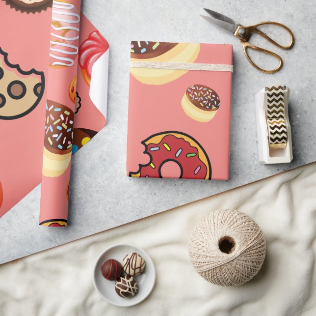 Sweets 5 wrapping paper (Crafts)