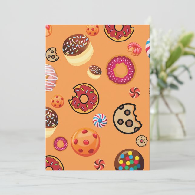 Sweets 6 thank you card (Standing Front)