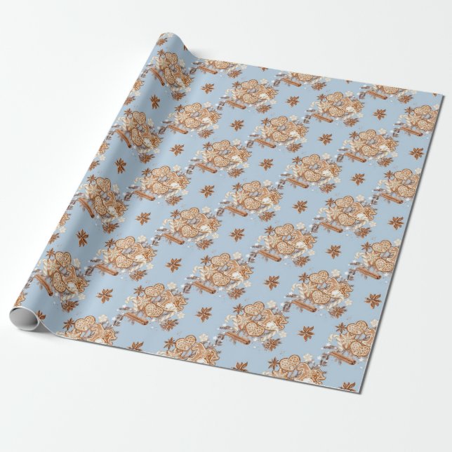 Sweets and Baby  it is cold outside  Wrapping Paper (Unrolled)