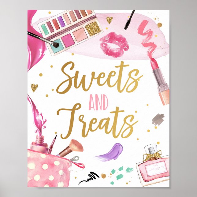 Sweets and Treats Spa Party Makeup Glamour Girl Poster (Front)