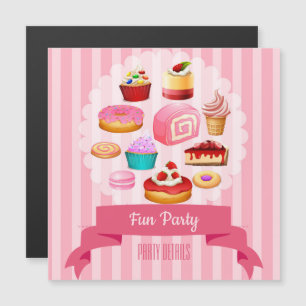 Sweets Any Event Magnetic Invitation