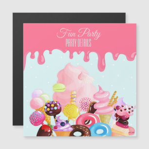 Sweets Any Event Magnetic Invitation