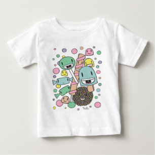 Sweets Candy Halloween Lollipops Gummy Drops Baby T-Shirt
