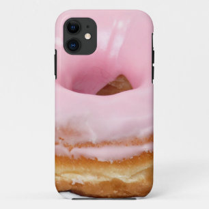 Sweets Dessert Food Pink Frosted Doughnut iPhone 11 Case
