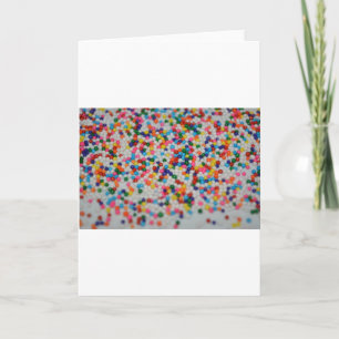 Sweets Dessert Rainbow Pattern Cake Cupcake Art Card
