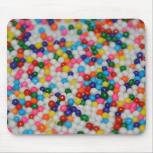 Sweets Dessert Rainbow Pattern Cake Cupcake Art Mouse Mat