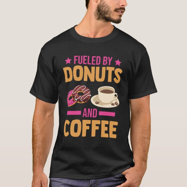 Sweets Food Snacks Barista for Doughnuts Coffee T-Shirt (Front)