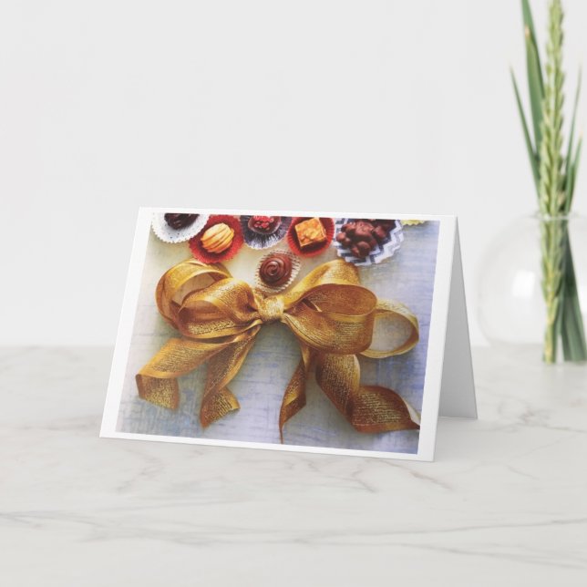 ***SWEETS FOR MY SWEETHEART*** AT CHRISTMAS CARD (Front)