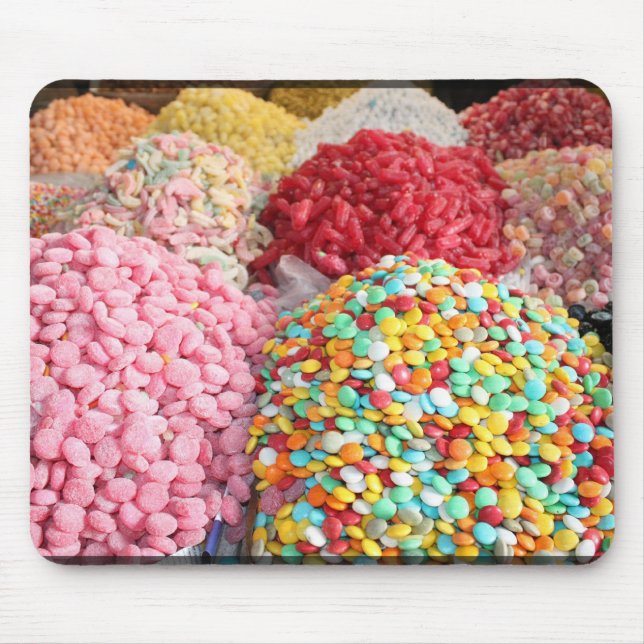 Sweets in Bazaar - Damascus, Syria Mouse Mat (Front)
