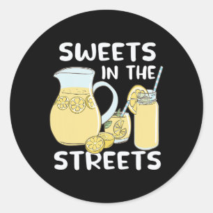Sweets in the Streets lemonade crew kids lemonade Classic Round Sticker