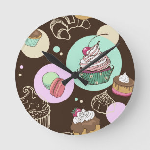 Sweets Round Clock