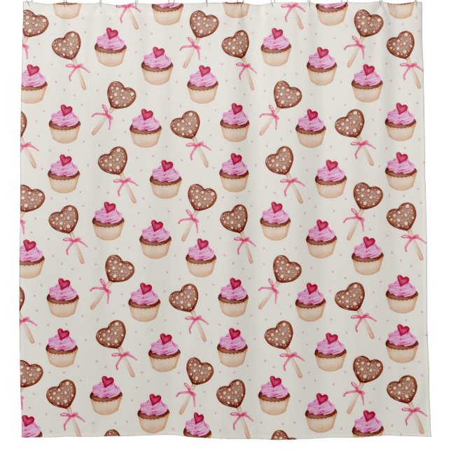 Sweets Shower Curtain (Front)