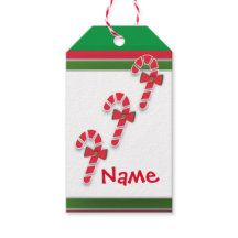 Sweets To The Sweet Christmas Candy Canes Tags