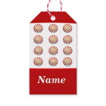 Sweets To The Sweet Peppermint Candy Gift Tags