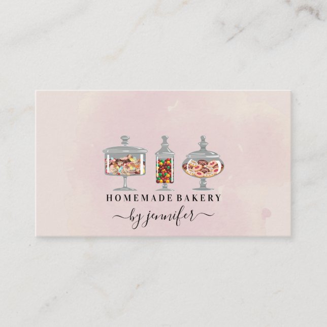 Sweets Treats Chocolate Candy Bakery Business Card (Front)