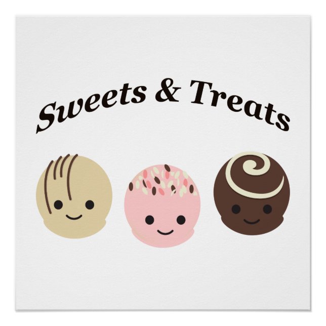 Sweets & Treats! Chocolates Poster (Front)
