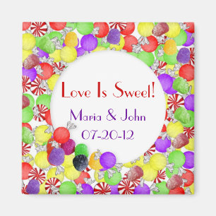 Sweets Wedding Magnet