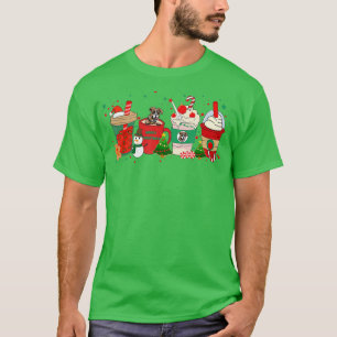 Sweets Winter Cosy Latte Christmas Coffee And Boxe T-Shirt