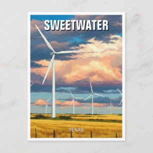 Sweetwater Texas Travel Postcard