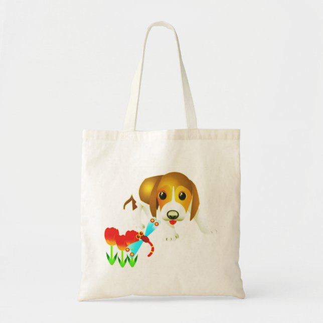 Sweety Dog Tote Bag (Front)