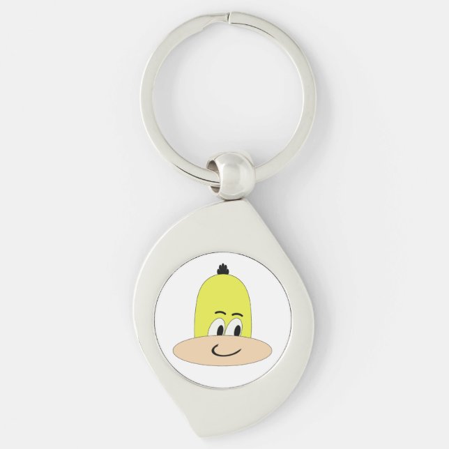 Sweety Funny Cartoon Character Key Ring (Front)