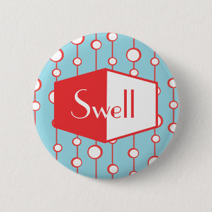 Swell 6 Cm Round Badge
