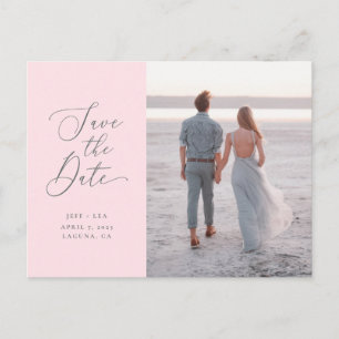 Swept Letters Postcard