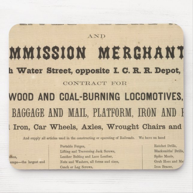 Swetland, Pratt and Company Mouse Mat (Front)