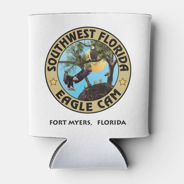SWFL Eagle Cam Drink Coolie Can Cooler (Front)