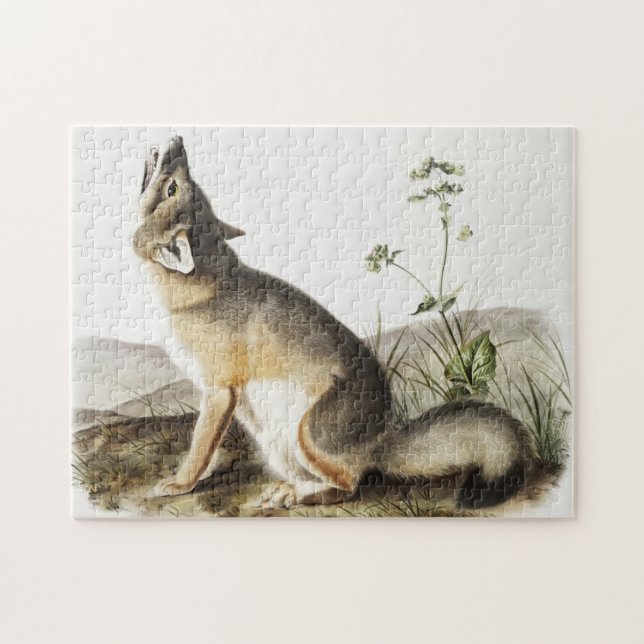 Swift Fox (Vulpes velox) Illustration Jigsaw Puzzle (Horizontal)