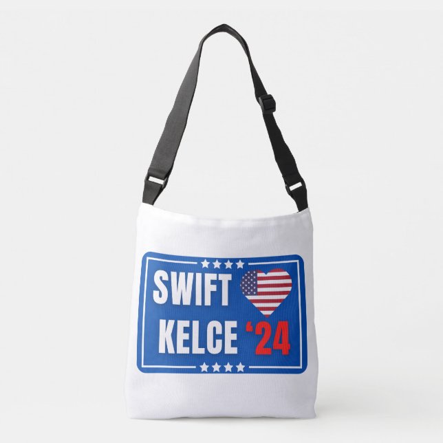 Swift Kelce 24 Heart Crossbody Bag (Front)