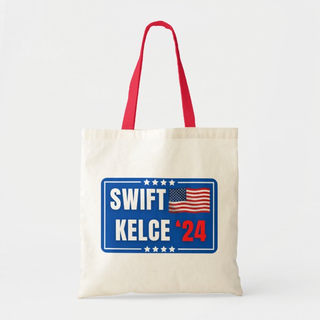Swift Kelce 24 Tote Bag (Front)