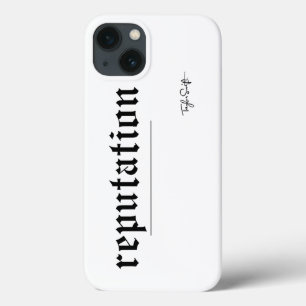 Swift Reputation Font Design iPhone 13 Case